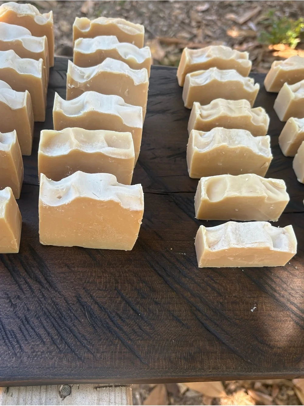 Handmade cold pressed breastmilk soap